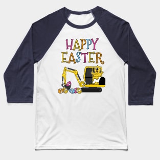 Easter Chick Digger Baseball T-Shirt